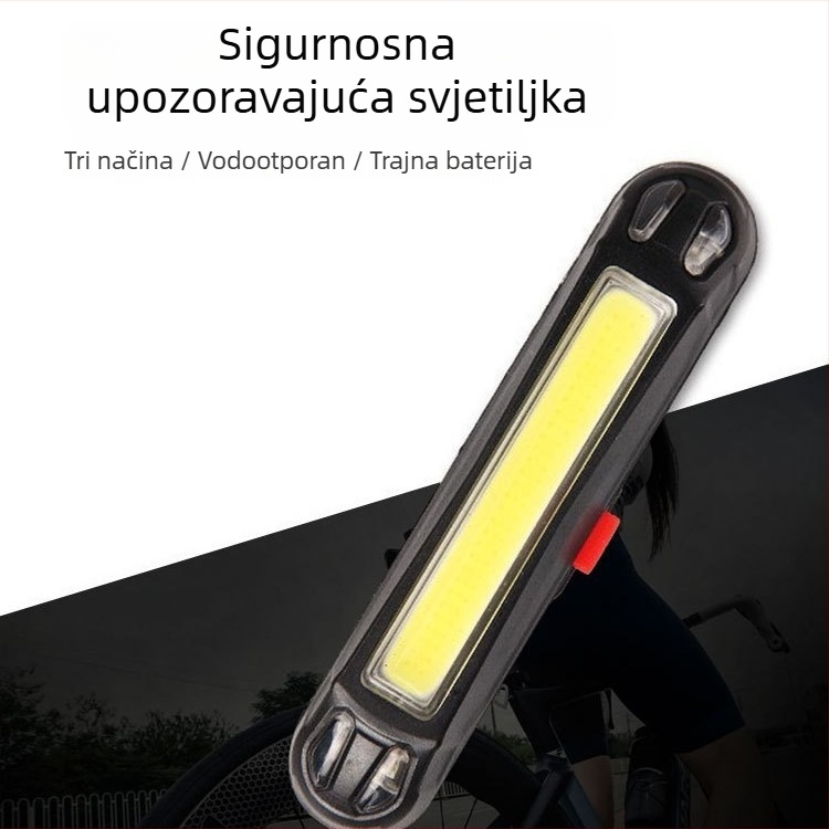 Stražnje svjetlo za bicikl s dvobojnim svjetlom za noćnu vožnju – model K-WD-048, ugradnja klikom, kapacitet baterije: 1