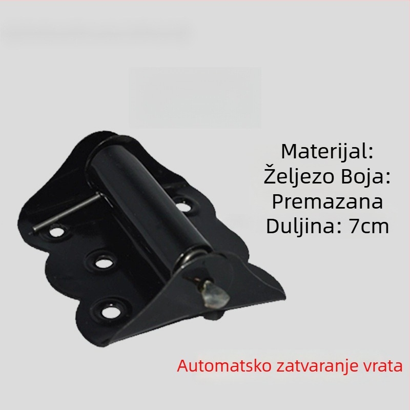 Pružni šark za mrežna vrata, nehrđajući čelik, automatsko zatvaranje, leptir šarka