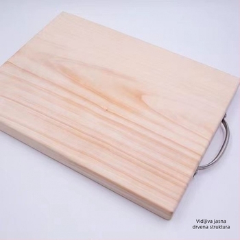 Daska za rezanje od ginkgo drveta, pravokutnog oblika, za kućnu upotrebu u kuhinji, antibakterijska i otporna na plijesan, otporna na pukotine