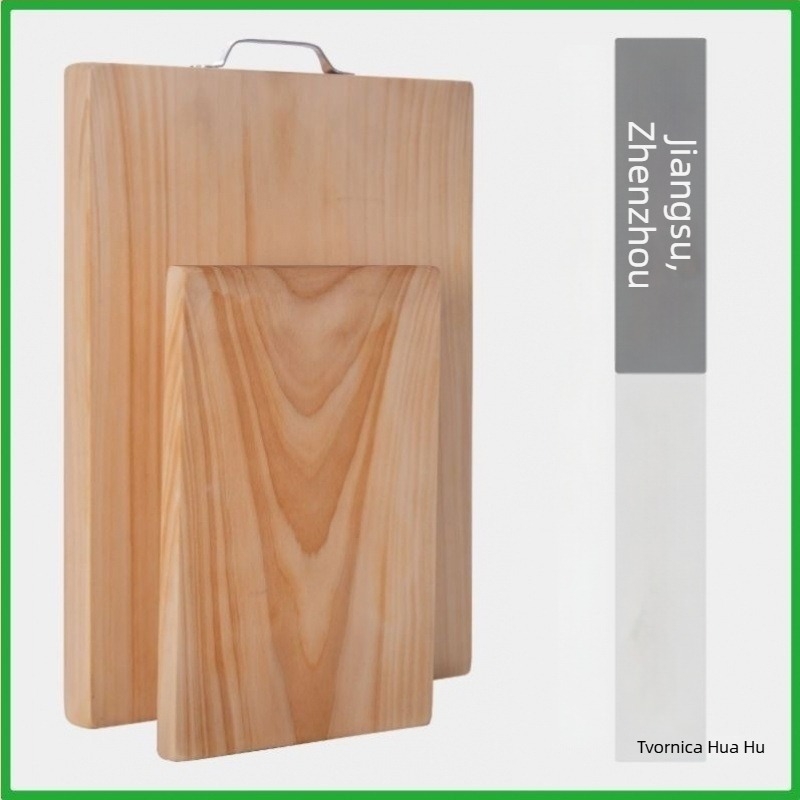 Daska za rezanje od ginkgo drveta, pravokutnog oblika, za kućnu upotrebu u kuhinji, antibakterijska i otporna na plijesan, otporna na pukotine