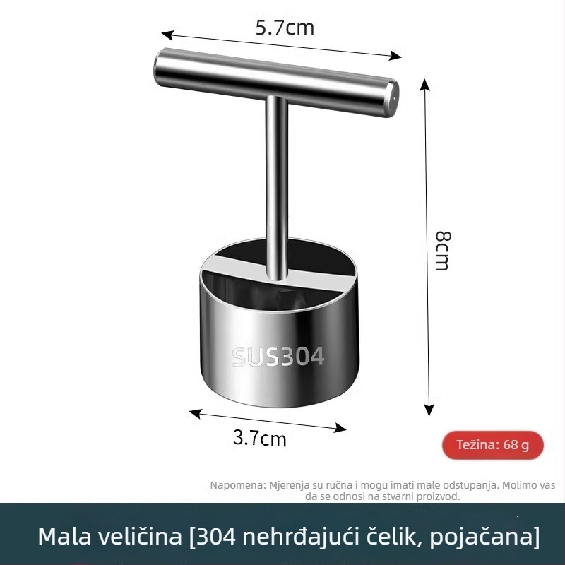 304 nehrđajući čelik – kuhinjski alat za izdvajanje jezgre jabuka i krušaka
