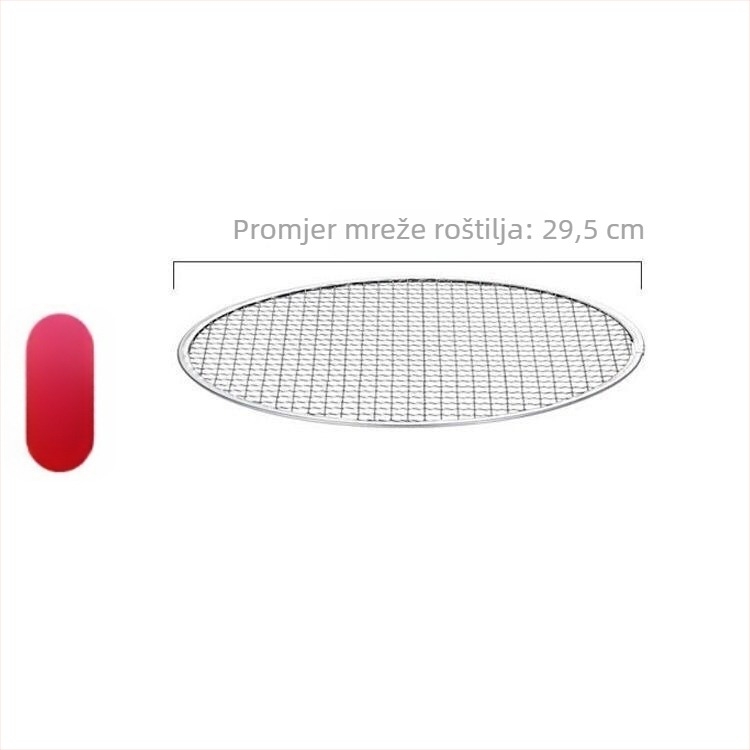 Korejski stil roštilj tava s Maifan kamenom, non-stick površina, okrugli oblik od željeza; glavni procesi: zavarivanje točkama i otiskivanje; podrijetlo: Chaozhou, Guangdong