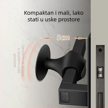 Silikonski dovodni stopper bez bušenja, zidni Ct-01, model 0018, za kupaonicu, protiv sudara, ručno upravljanje, Yuezhi, stil laganog luksuza