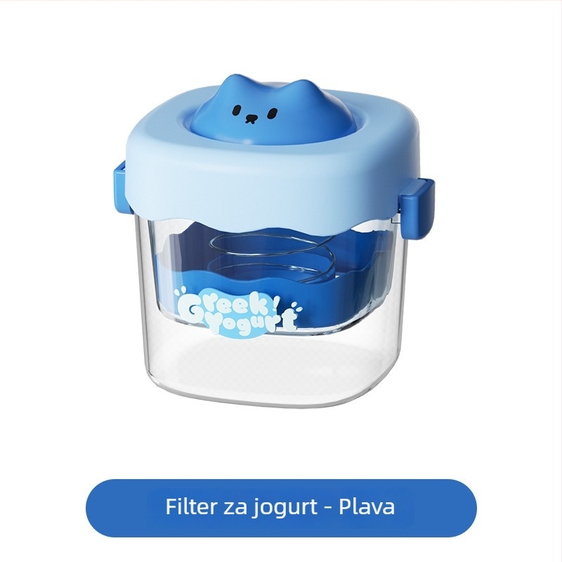 Filter za jogurt i odjeljivač surutke za domaći gusti grčki jogurt — filtracijski uređaj visoke kvalitete, konstrukcija od ABS-a, PS-a, najlonske mreže i 304 nehrđajućeg čelika, mogućnost otiska logotipa