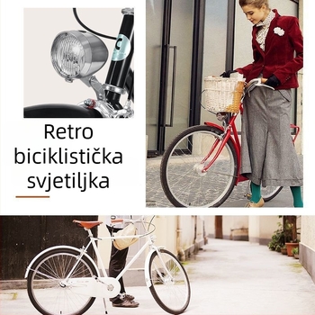 CYCLE ZONE Prednje biciklističko svjetlo s USB punjenjem, 3 LED, za planinski bicikl