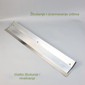 Pločasta špahtla za čišćenje pepela, osnova od nehrđajućeg čelika, držač od aluminijske legure, model QL001
