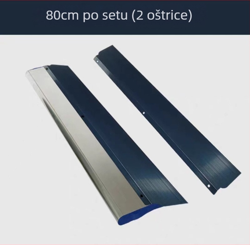 Pločasta špahtla za čišćenje pepela, osnova od nehrđajućeg čelika, držač od aluminijske legure, model QL001