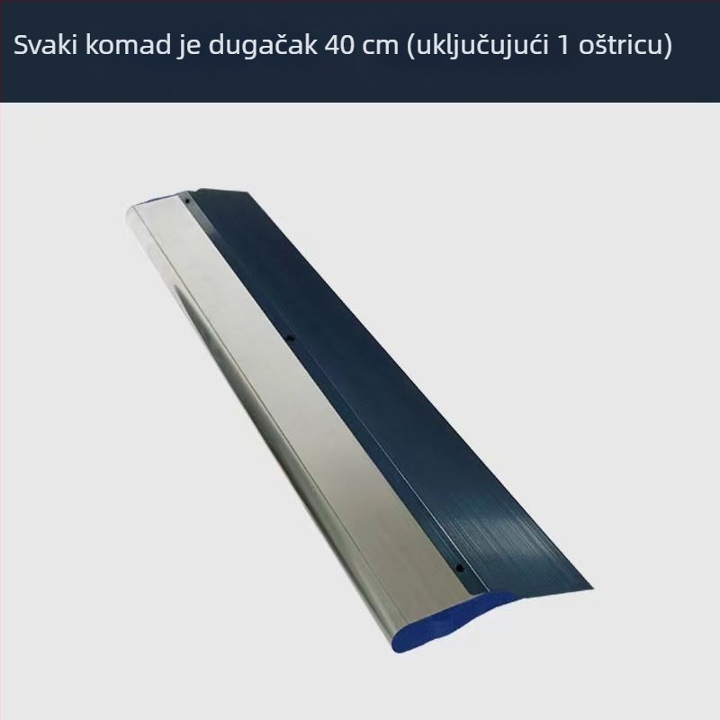 Pločasta špahtla za čišćenje pepela, osnova od nehrđajućeg čelika, držač od aluminijske legure, model QL001