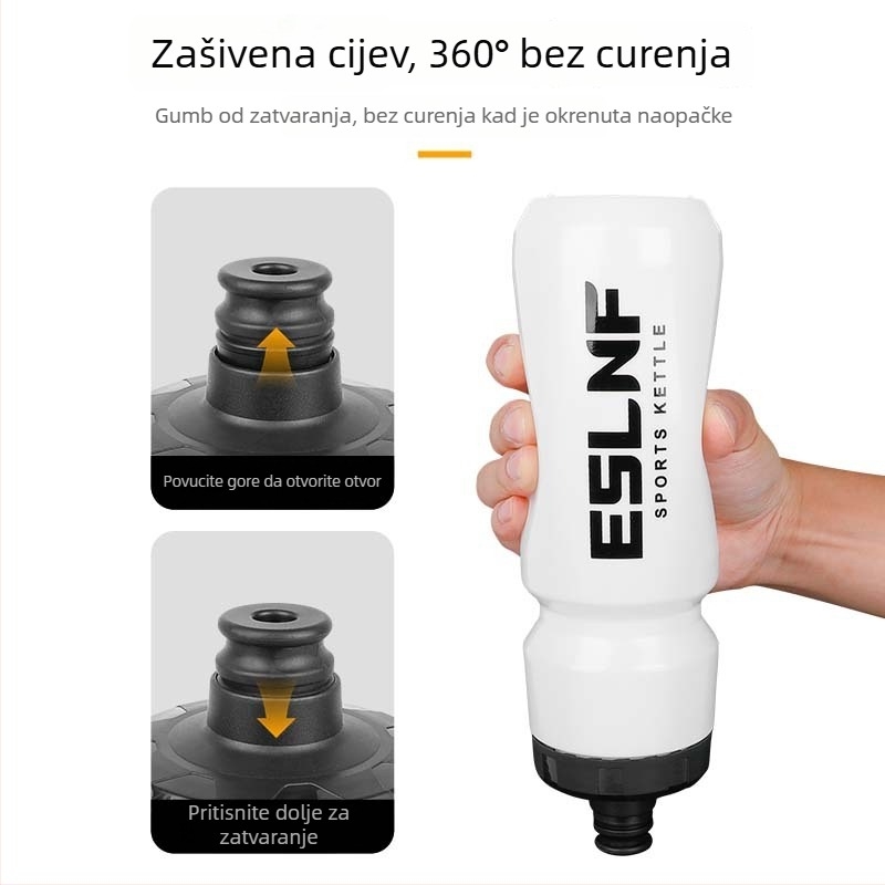ESLNF Biciklistička boca za vodu, unisex, boca velikog kapaciteta, materijali: TPE/PP/Silikon