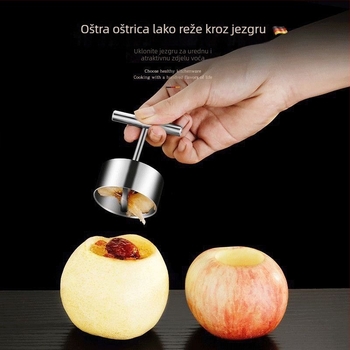 Alat za izdvajanje jezgre Snow Pear i kalup za rižu u jabuci — moderni minimalistički dizajn, bez prilagodbe, bez logotipa