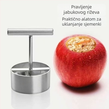 Alat za izdvajanje jezgre Snow Pear i kalup za rižu u jabuci — moderni minimalistički dizajn, bez prilagodbe, bez logotipa