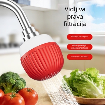 Filter za slavinu u obliku gljive, univerzalna mlaznica protiv prskanja za kuhinjsku vodu