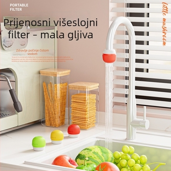 Filter za slavinu u obliku gljive, univerzalna mlaznica protiv prskanja za kuhinjsku vodu