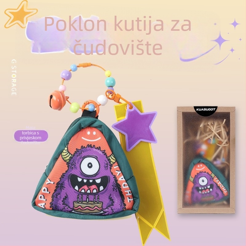 Torba za stražnji dio i sjedalicu za cestovni/planinski sklopivi bicikl, s reflektirajućom trakom i dekorativnim privjeskom; materijali: PVC + čelična žica + poliester; prilagođeno; unisex
