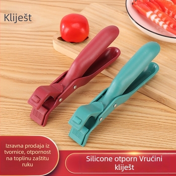 Protuklizni silikon klips za zdjele – Kuhinjski klips za zdjele i tanjure, siguran za paru, moderni minimalistički dizajn