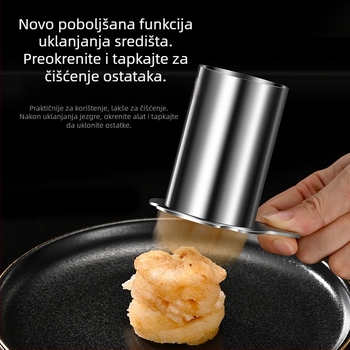 Uređaj za izdvajanje srži jabuke i kruške — 304 otporni čelik, debeli dizajn, ručni alat, lansiran zima 2024