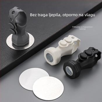 Silikonski zaustavljač vrata – podesivi držač, zidni montažni, moderan minimalistički stil