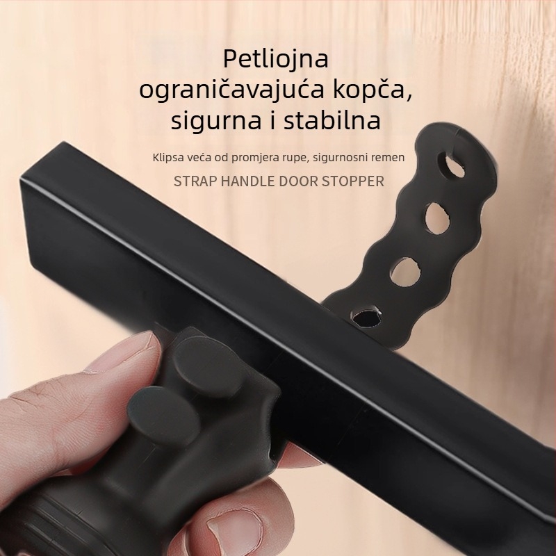 Silikonski zaustavljač vrata – podesivi držač, zidni montažni, moderan minimalistički stil