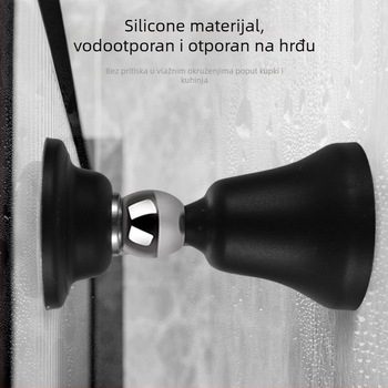 Bell vrata stopper – zidna montaža, materijal plast-čelik, standardna konstrukcija, ručno upravljanje, moderan minimalistički stil