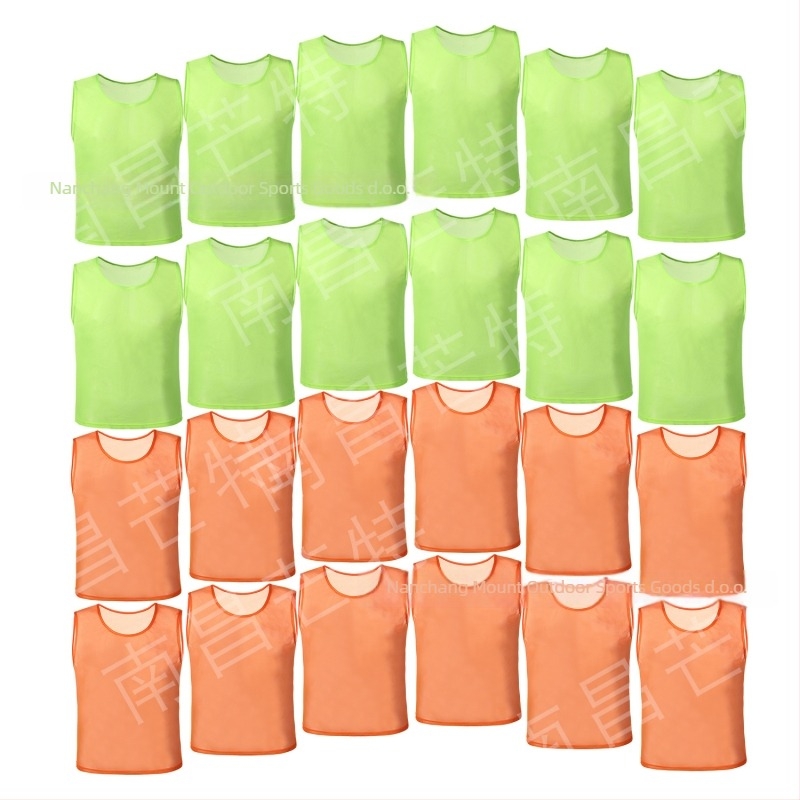 Trening vestu za nogomet od poliestera - prilagodljiv uzorak, sve sezone, unisex, dobna skupina 1–80