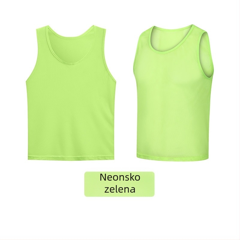 Trening vestu za nogomet od poliestera - prilagodljiv uzorak, sve sezone, unisex, dobna skupina 1–80