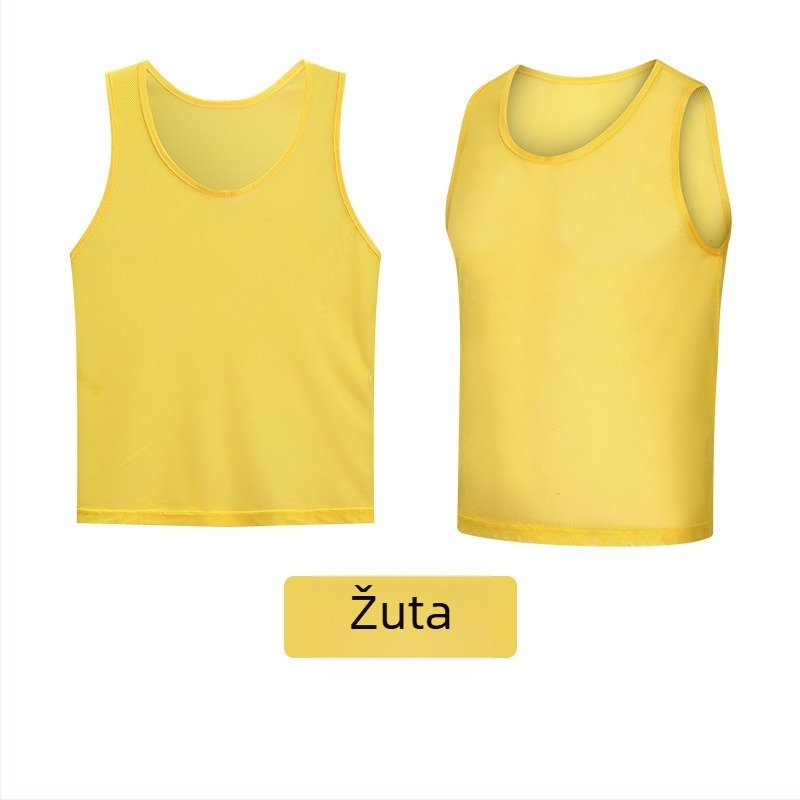 Trening vestu za nogomet od poliestera - prilagodljiv uzorak, sve sezone, unisex, dobna skupina 1–80