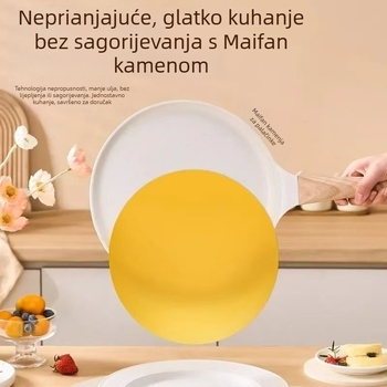 Tanjur s ravnim dnom, višeslojna nelepiva, aluminijska legura, korejski stil, kompatibilan s indukcijom