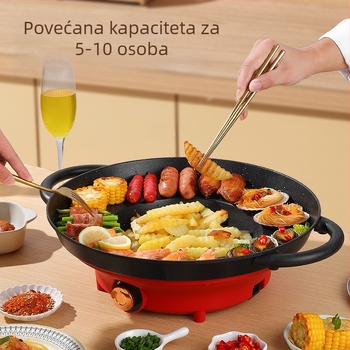Tiganj/Lonac, neprijanjajući, aluminijska legura, trostruko dno, kompatibilno s indukcijskim pločama