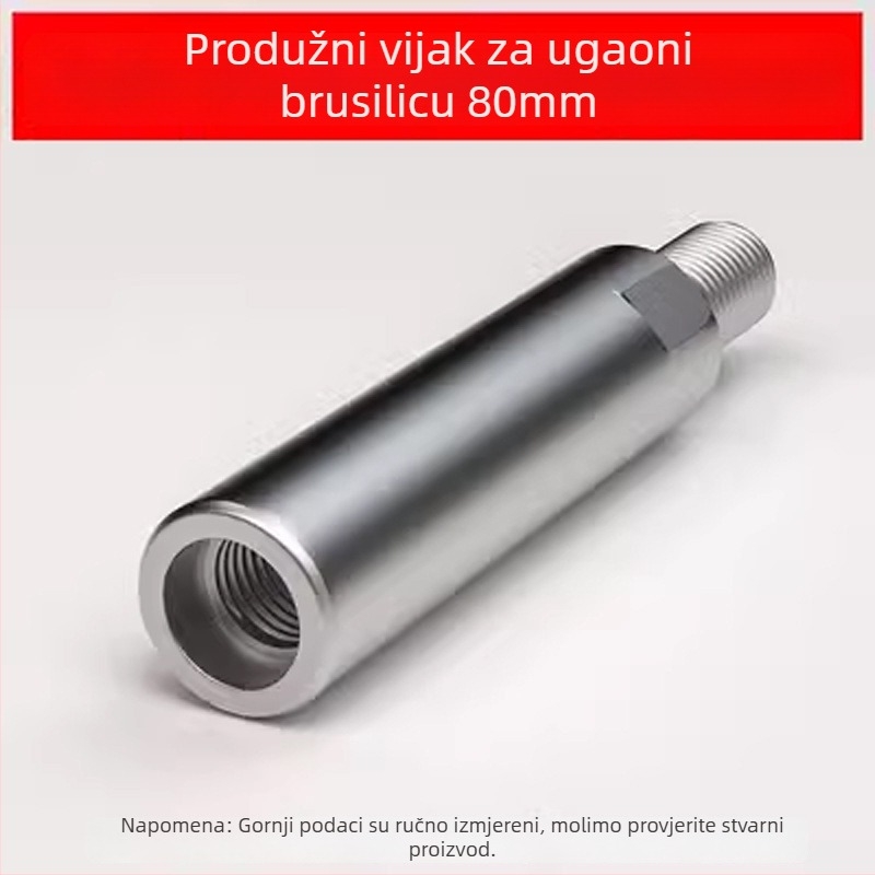 Yanlijia čelična produžna šipka za kutnu brusilicu – spojni osovinski dio za poliranje i brušenje, alat za prilagodbu šipki