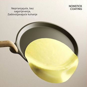 Tava za prženje/plitka tava, materijal medicinski kamen, zapadni stil, neprijanjajući, model HE23004