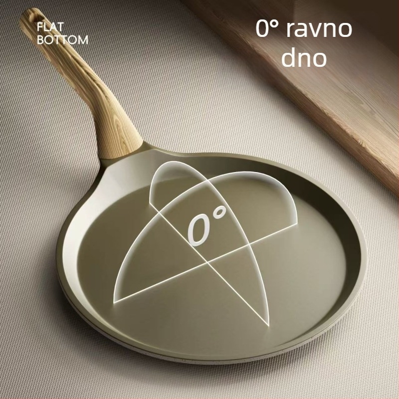 Tava za prženje/plitka tava, materijal medicinski kamen, zapadni stil, neprijanjajući, model HE23004