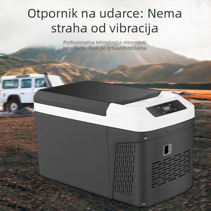 Ice King kompresor autoski hladnjak, 12V/24V, dvostruka upotreba za auto i dom, volumen 11–15L, 40W, hlađenje do -20°C