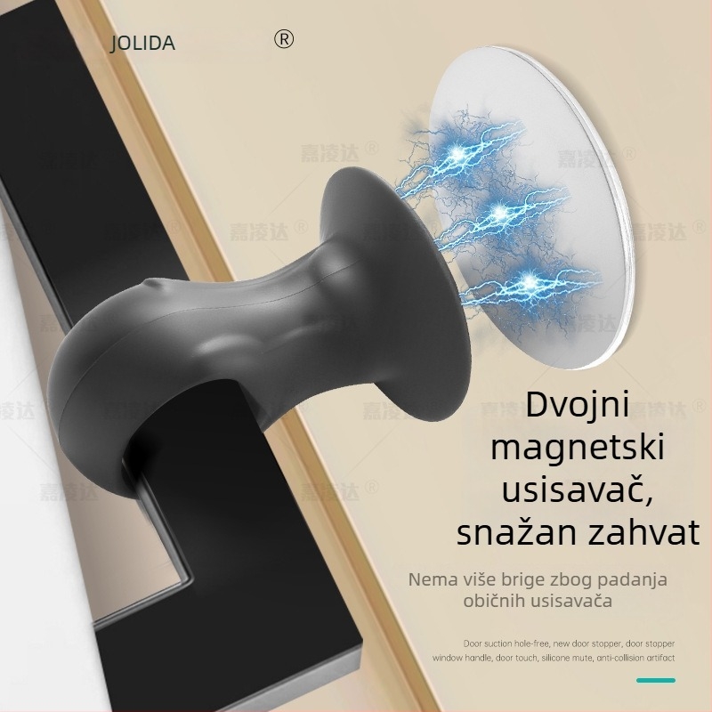 Držač za vrata sa usisavanjem, XP-mini model, silikon, zidna instalacija, moderan jednostavan dizajn