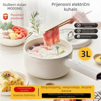 Električna posuda za kuhanje, kapacitet 2,1–4 L, mikroprocesorsko upravljanje, dvostruki dizajn, unutarnji spremnik od drugih materijala, izolacija, tajmer, brz para