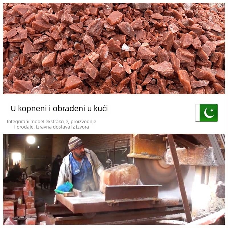 Prirodni himalayski blok soli — ukras od kamena, bez prilagodbe, poklon za maturu, preseljenje i druge prilike; pogodan za parove, prijatelje, kolege, starije i učenike.