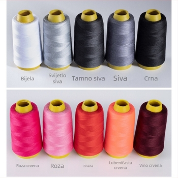 Baota 402 poliester konac za šivanje, paket od 5 komada za ručno šivanje