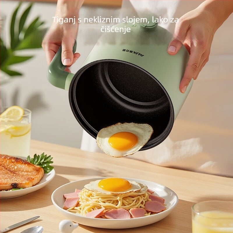 Oakes električna posuda za kuhanje, 2 L kapaciteta, za 2–3 osobe, čišćenje u jednom, mehanička kontrola, brzo parenje, model HX-12B116A
