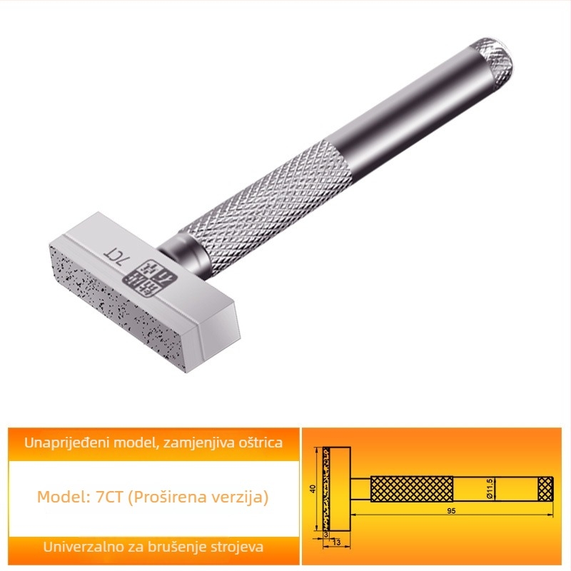 Ručni dijamantni dreser za brusne kotače - Tang Zhuo Diamond, model sinter thickening, elektroplating proces, keraminska obrada