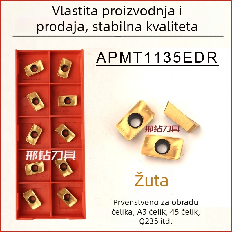 CNC frezni umetak APMT1604/APMT1135, Marka Xzcc/Xingzuan, Serija 1604/1135, Proizvodni kodovi APMT1135PDER-M2, APMT1604PDER-M2