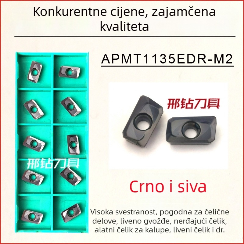 CNC frezni umetak APMT1604/APMT1135, Marka Xzcc/Xingzuan, Serija 1604/1135, Proizvodni kodovi APMT1135PDER-M2, APMT1604PDER-M2