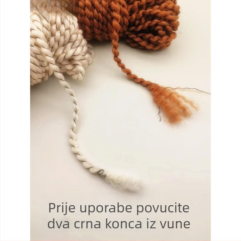 BJD platena lutka s kovrčavom kosom, ručno izrađena pliš igračka od vunenog filca (artikl nenWWySj)