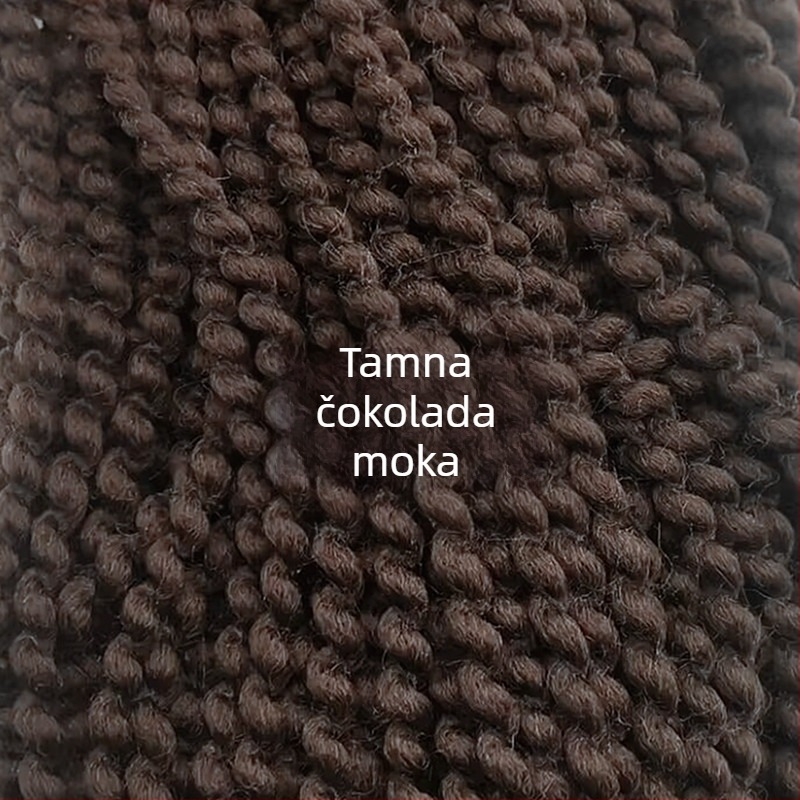 BJD platena lutka s kovrčavom kosom, ručno izrađena pliš igračka od vunenog filca (artikl nenWWySj)