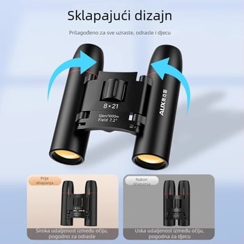 Aux/AOX AWY-10A901 8x Binokular, Prijenosni, HD, Profesionalne klase, Model AWY-10A901