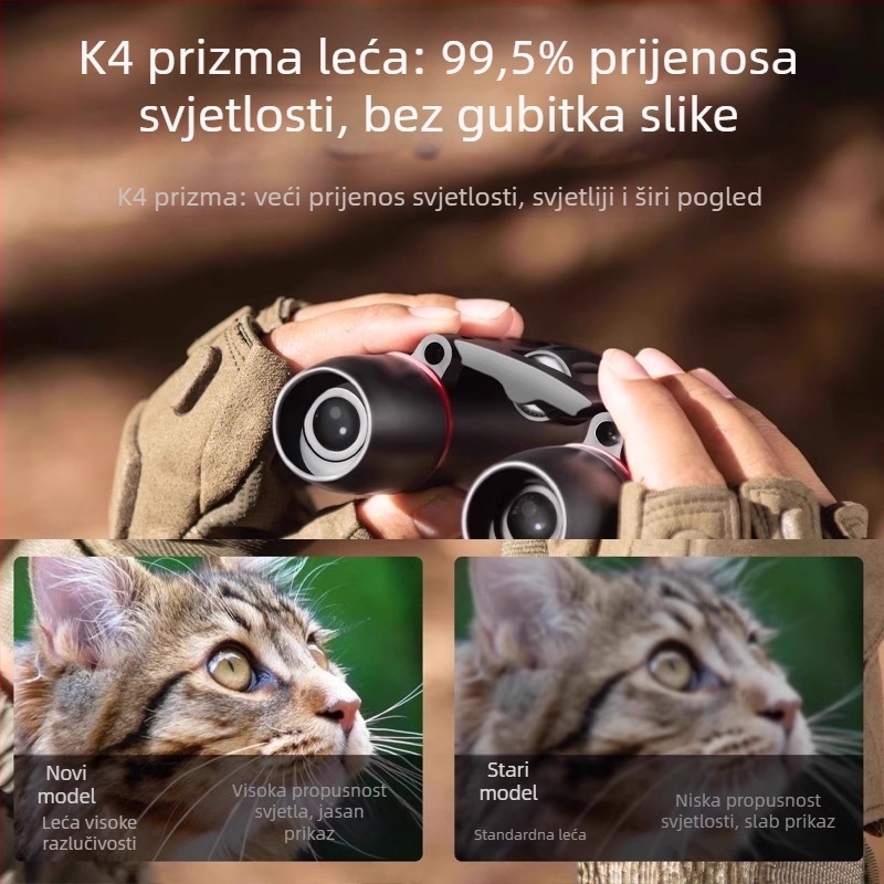 Aux/AOX AWY-10A901 8x Binokular, Prijenosni, HD, Profesionalne klase, Model AWY-10A901