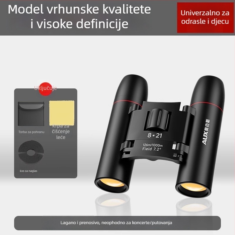 Aux/AOX AWY-10A901 8x Binokular, Prijenosni, HD, Profesionalne klase, Model AWY-10A901