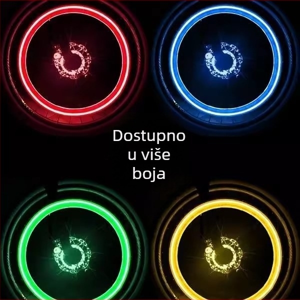 Svjetleći ventil bicikla – MTB oprema za noćnu vožnju (Obrada i prilagodba: Ne; Marka: Friendly; Uvoz: Ne; Glavno tržište: Drugo; Nema privatne marke)