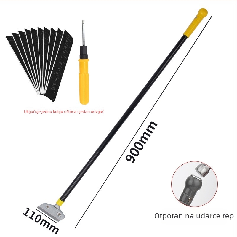 Duga ručna višestruka strugač za uklanjanje ljepila i fuge na pločicama, kuhinja i pod (Brand: Other; Model: Consult customer service; Opseg primjene: Consult customer service)