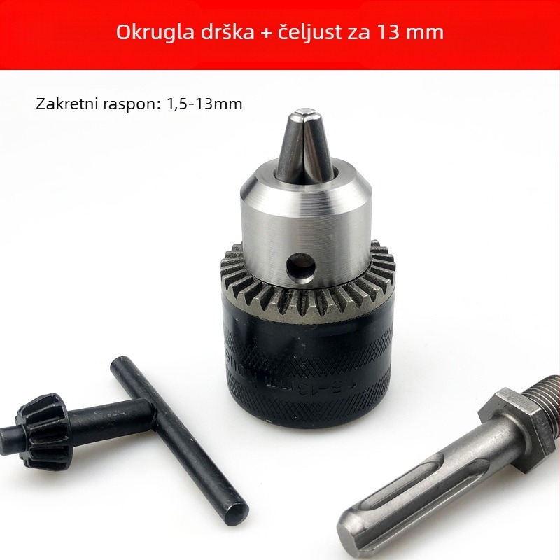 Yanrui Adapter za ručne i udarne bušilice – konverzijska glava, automatsko zaključavanje čeljusti, metalno-plastična konstrukcija