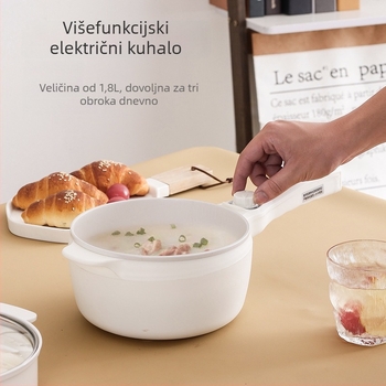 Električni lonac za kuhanje s parom, kapacitet 2 L, neprianjajući unutarnji premaz, sve-u-jednom, upravljanje okretanjem regulatora