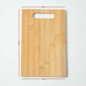 Santai bambusova dvostrana kuhinjska daska za rezanje s otvorom za vješanje, prenosiva i otporna na plijesan